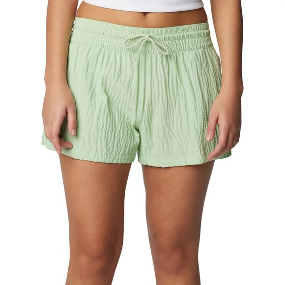 Columbia Women's Boundless Trek Active Shorts Lightweight Pockets Green Small - Picture 1 of 5